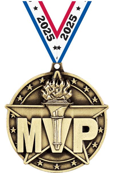 2" 3D MVP - MEDAL GOLD