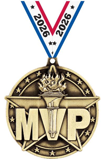 2" 3D MVP - MEDAL GOLD