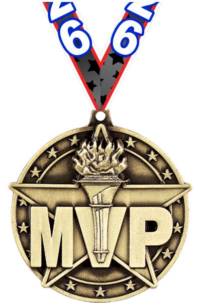 2" 3D MVP - MEDAL GOLD
