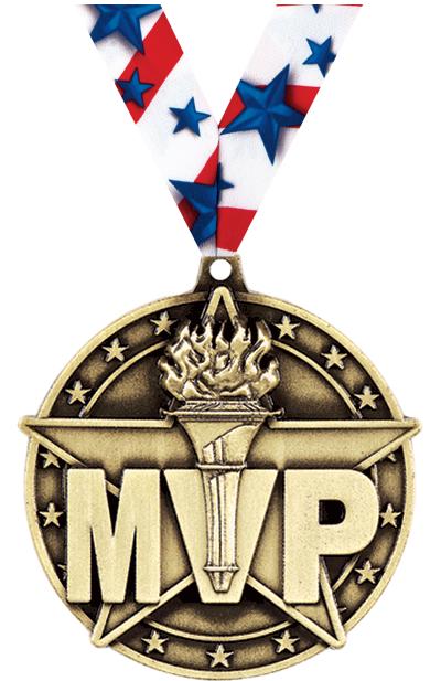 2" 3D MVP - MEDAL GOLD