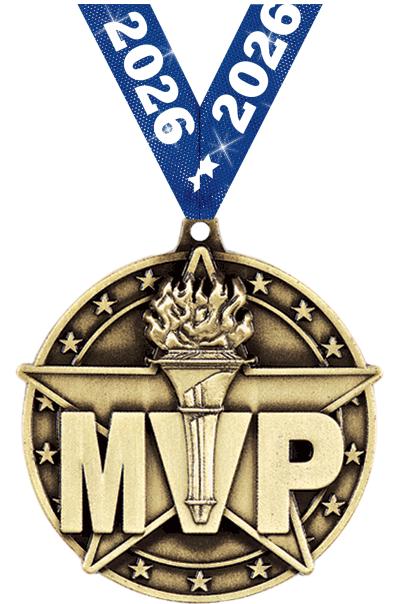 2" 3D MVP - MEDAL GOLD