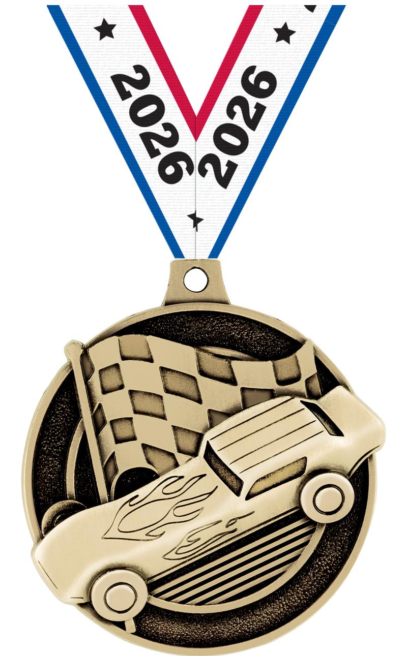 2"3D DERBY MEDAL GOLD
