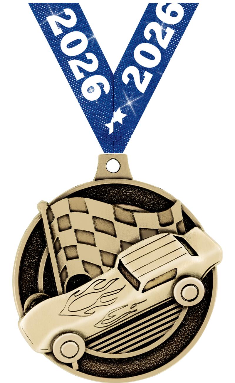 2"3D DERBY MEDAL GOLD