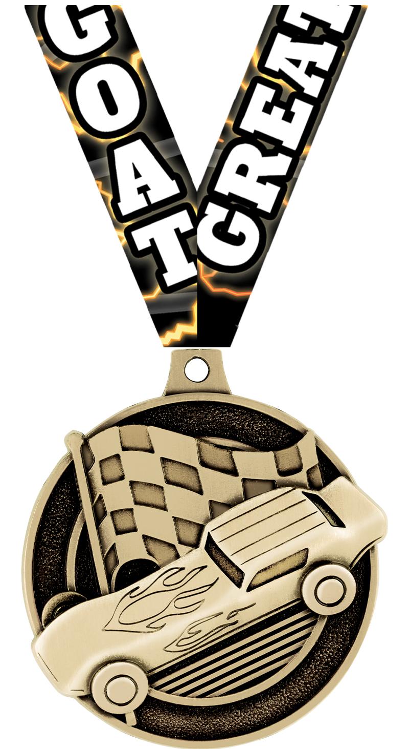 2"3D DERBY MEDAL GOLD