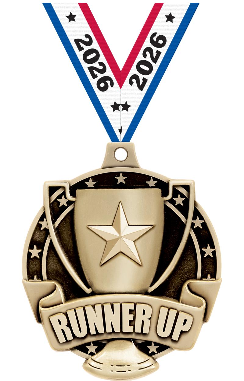 2" 3D RUNNER UP - MEDAL GOLD