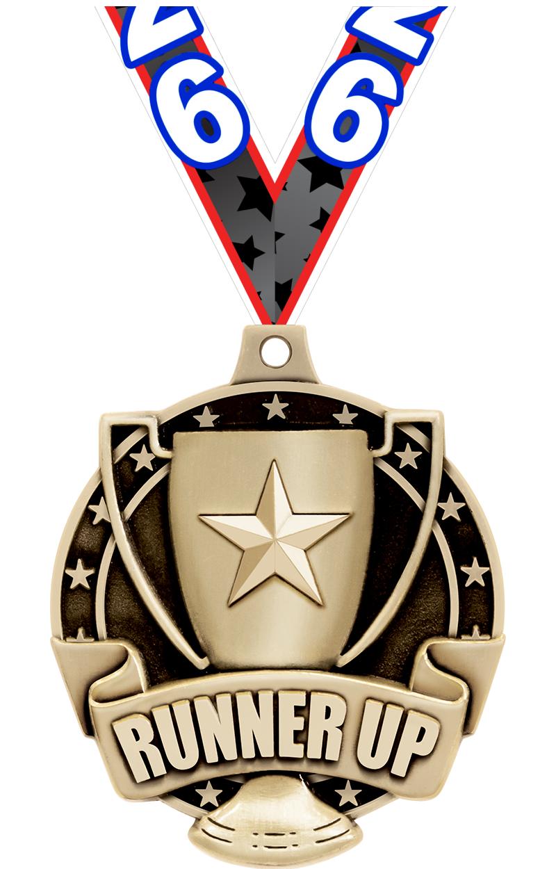 2" 3D RUNNER UP - MEDAL GOLD