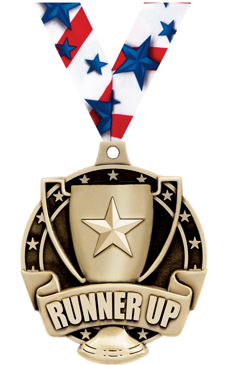 2" 3D RUNNER UP - MEDAL GOLD