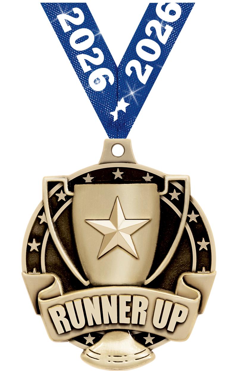 2" 3D RUNNER UP - MEDAL GOLD