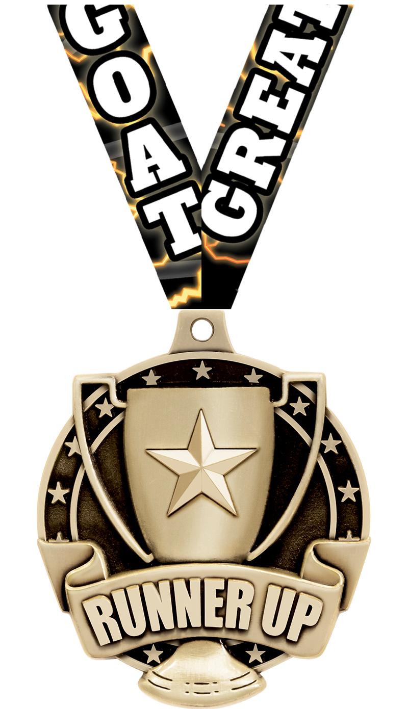 2" 3D RUNNER UP - MEDAL GOLD
