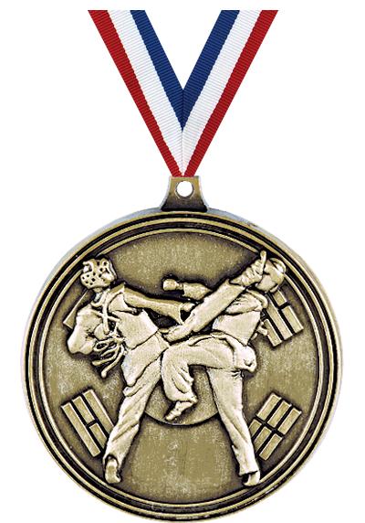 2" 3D TAE KWON DO SPARRING GLD