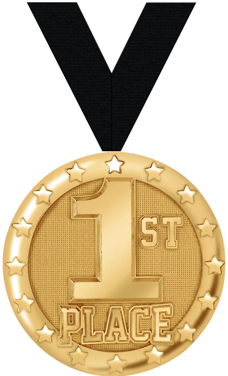 2" BLAZE 1ST PLACE MDL GLD