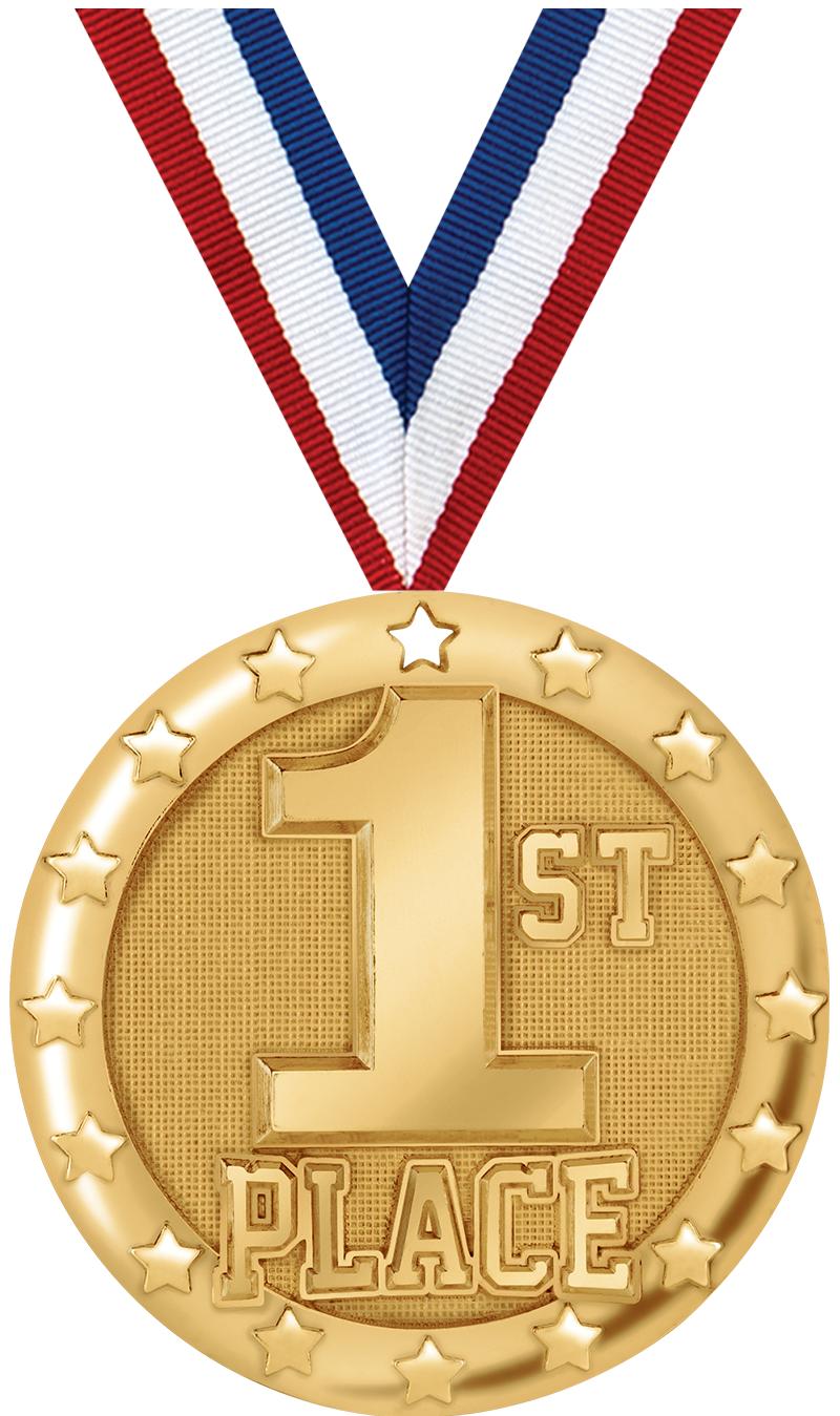 2" BLAZE 1ST PLACE MDL GLD