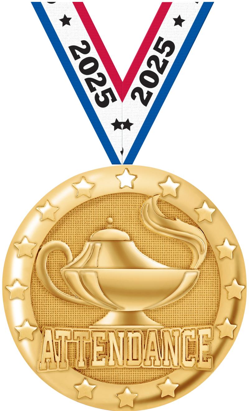 2" BLAZE ATTENDANCE MDL GLD