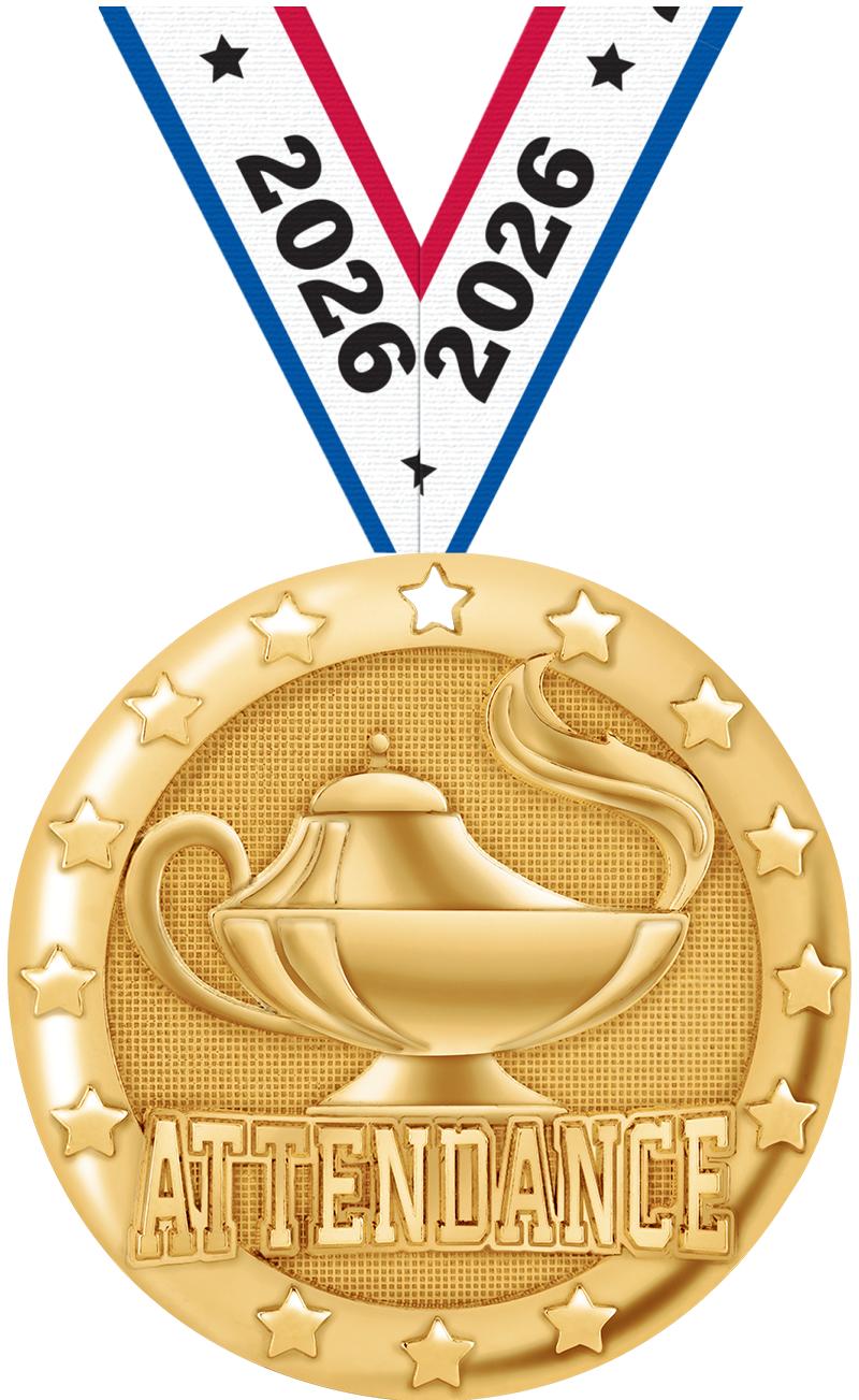 2" BLAZE ATTENDANCE MDL GLD