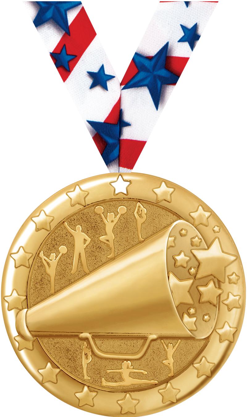 2" BLAZE CHEER MDL GLD