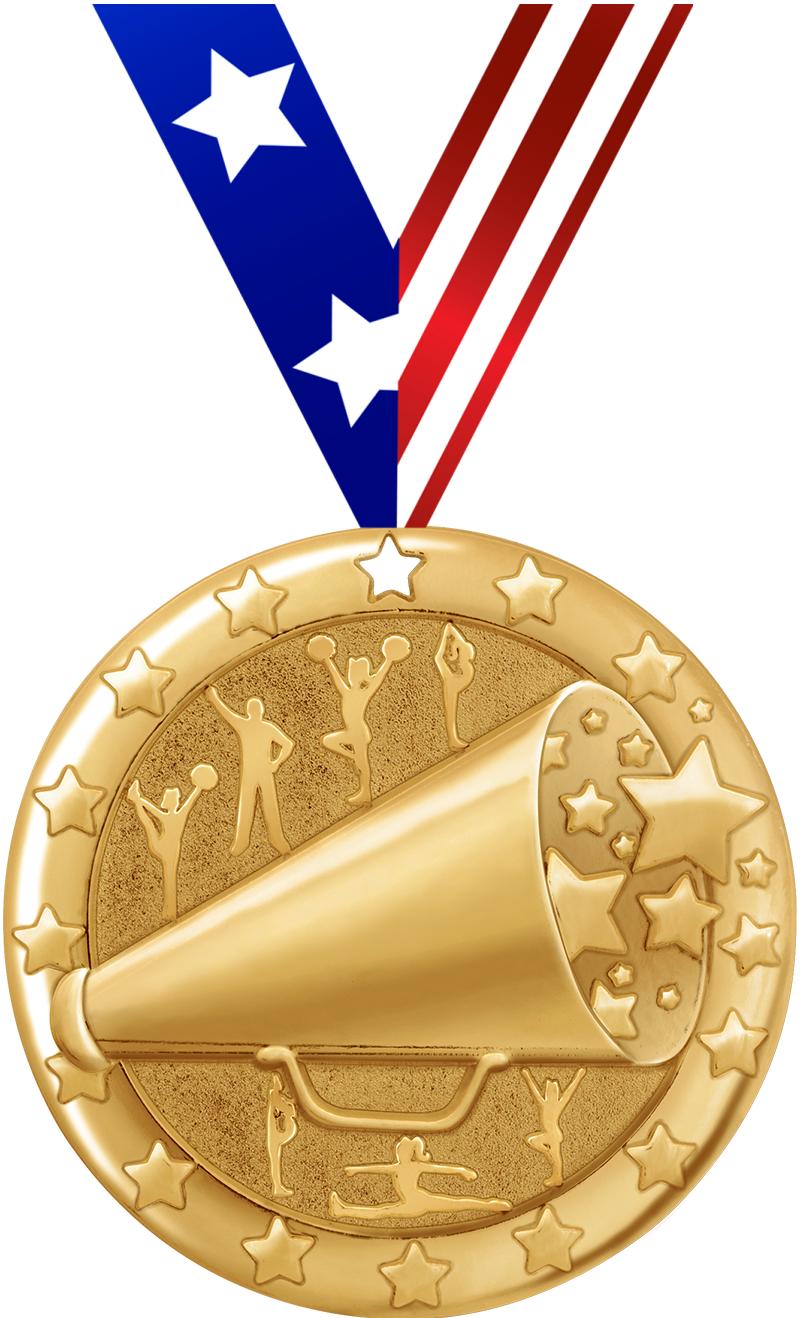 2" BLAZE CHEER MDL GLD