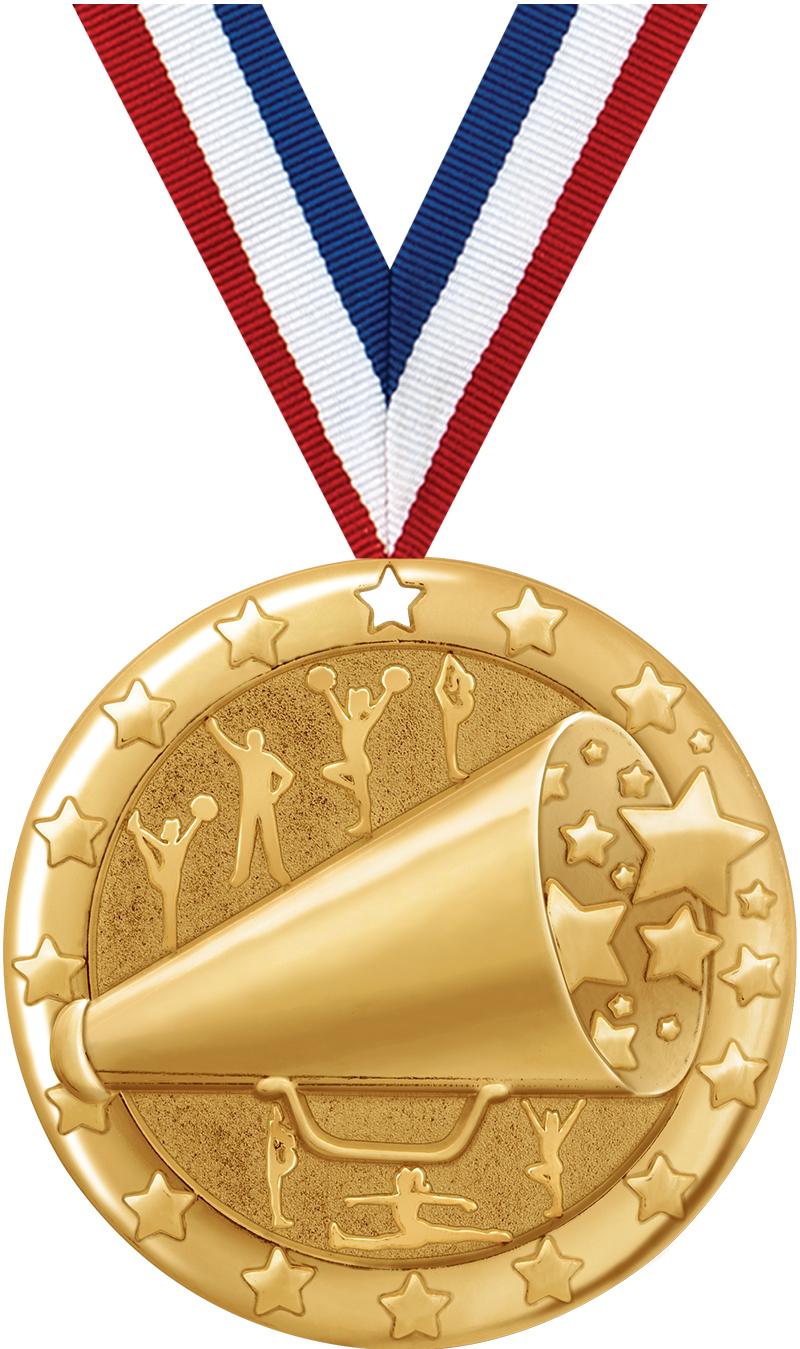 2" BLAZE CHEER MDL GLD