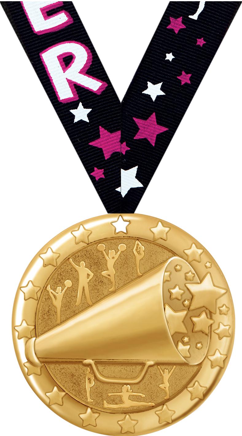 2" BLAZE CHEER MDL GLD