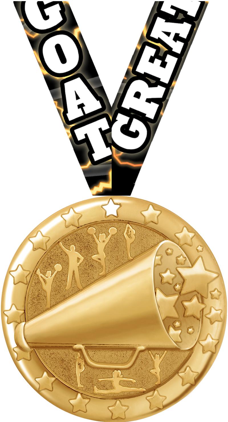 2" BLAZE CHEER MDL GLD