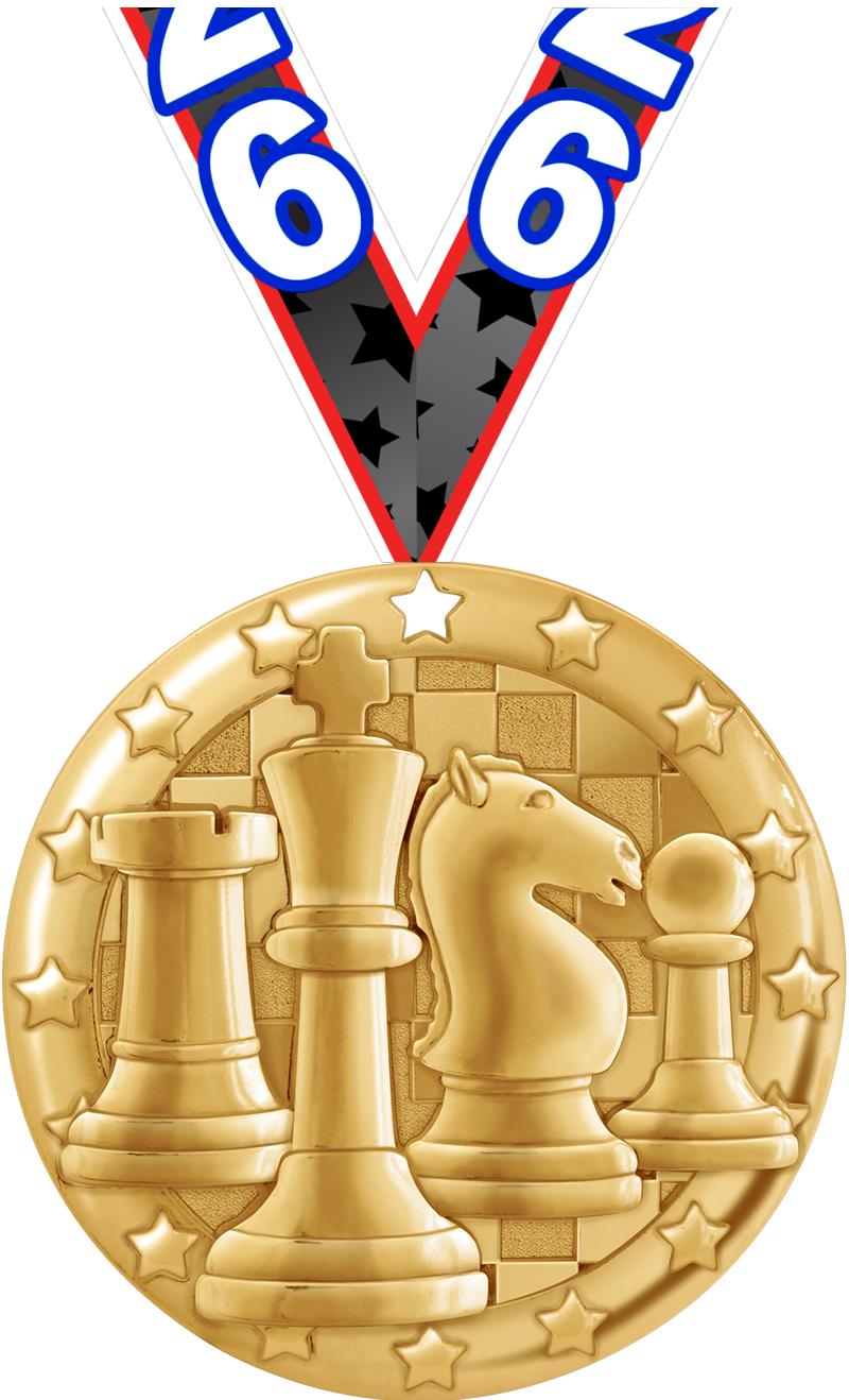 2" BLAZE CHESS MDL GLD