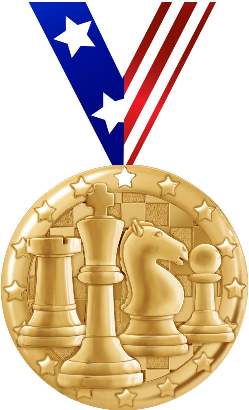 2" BLAZE CHESS MDL GLD