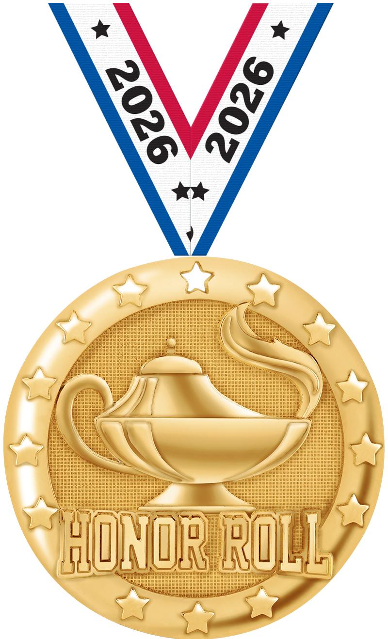 2" BLAZE HONOR ROLL MDL GLD