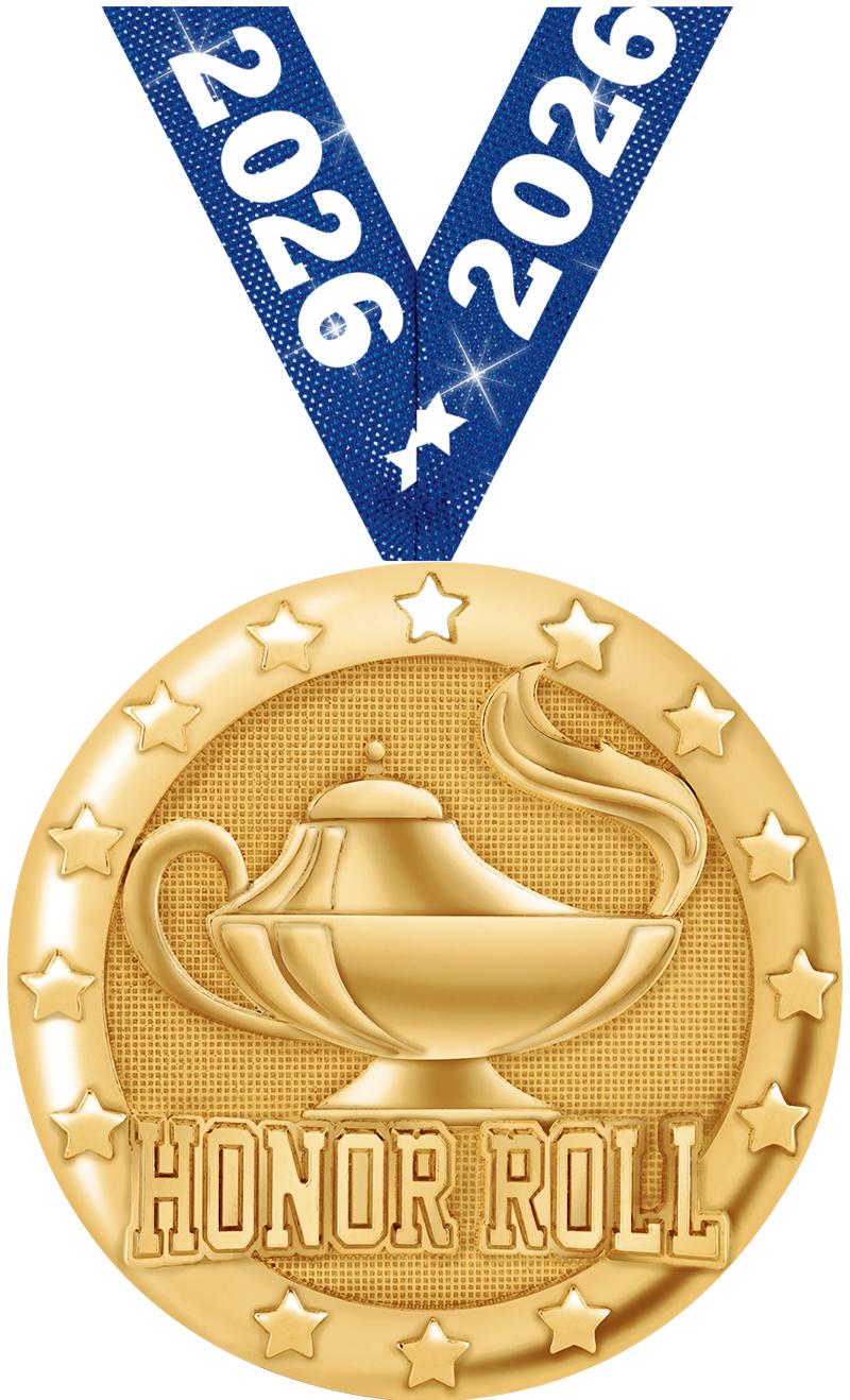 2" BLAZE HONOR ROLL MDL GLD