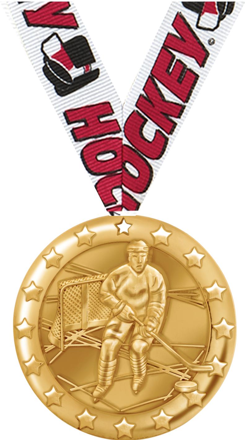 2" BLAZE HOCKEY MDL GLD