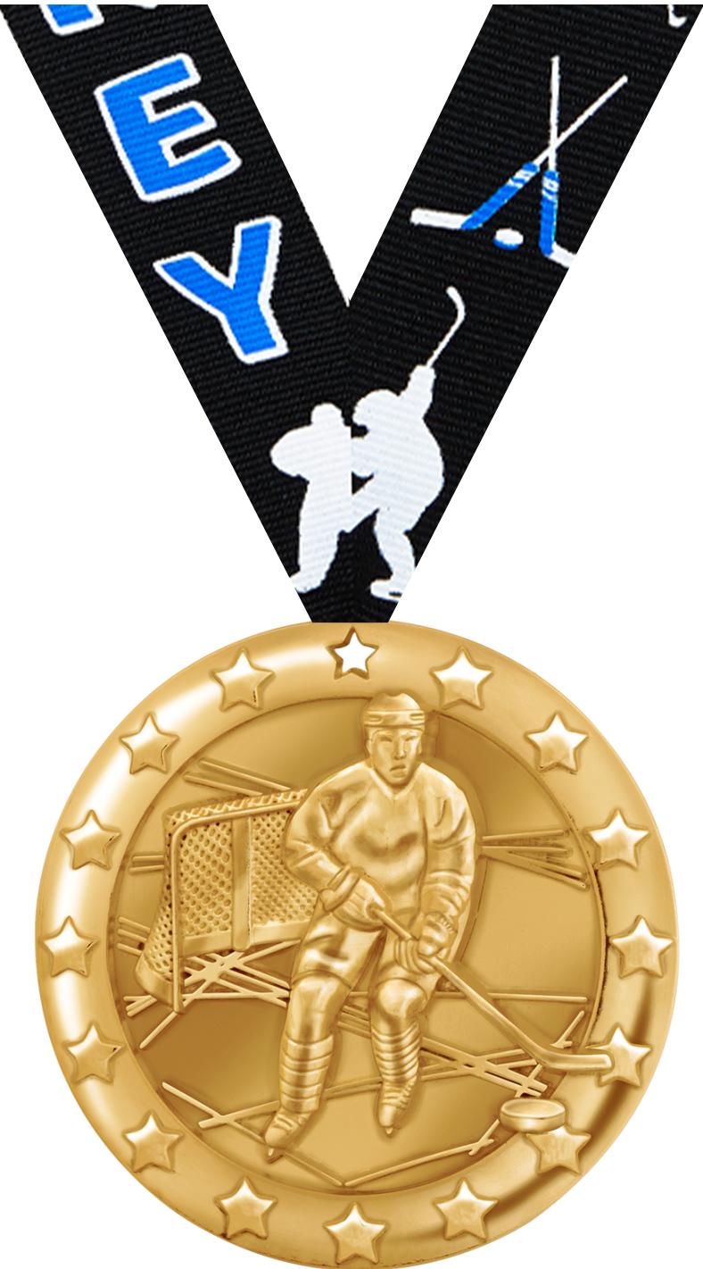 2" BLAZE HOCKEY MDL GLD