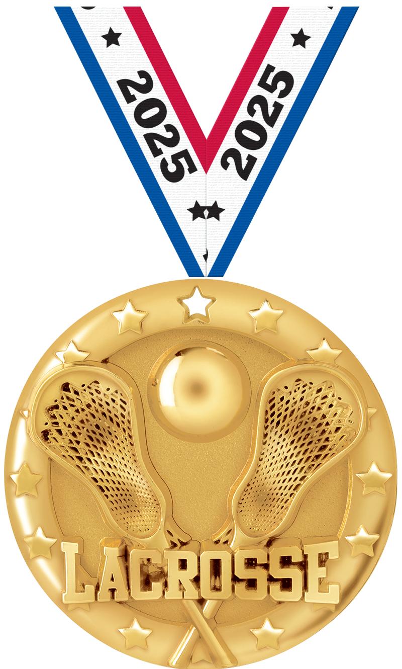 2"BLAZE LACROSSE MEDAL GOLD