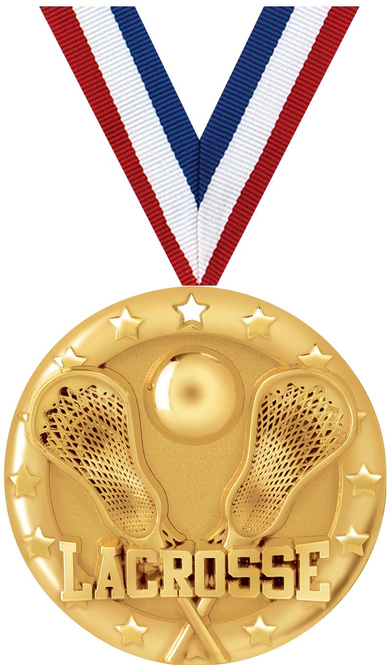 2"BLAZE LACROSSE MEDAL GOLD