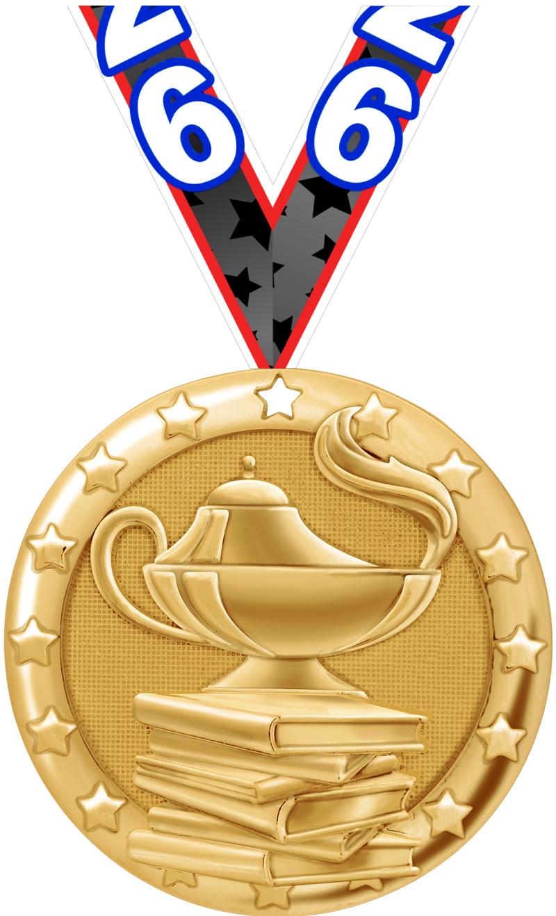 2" BLAZE SCHOLASTIC MDL GLD