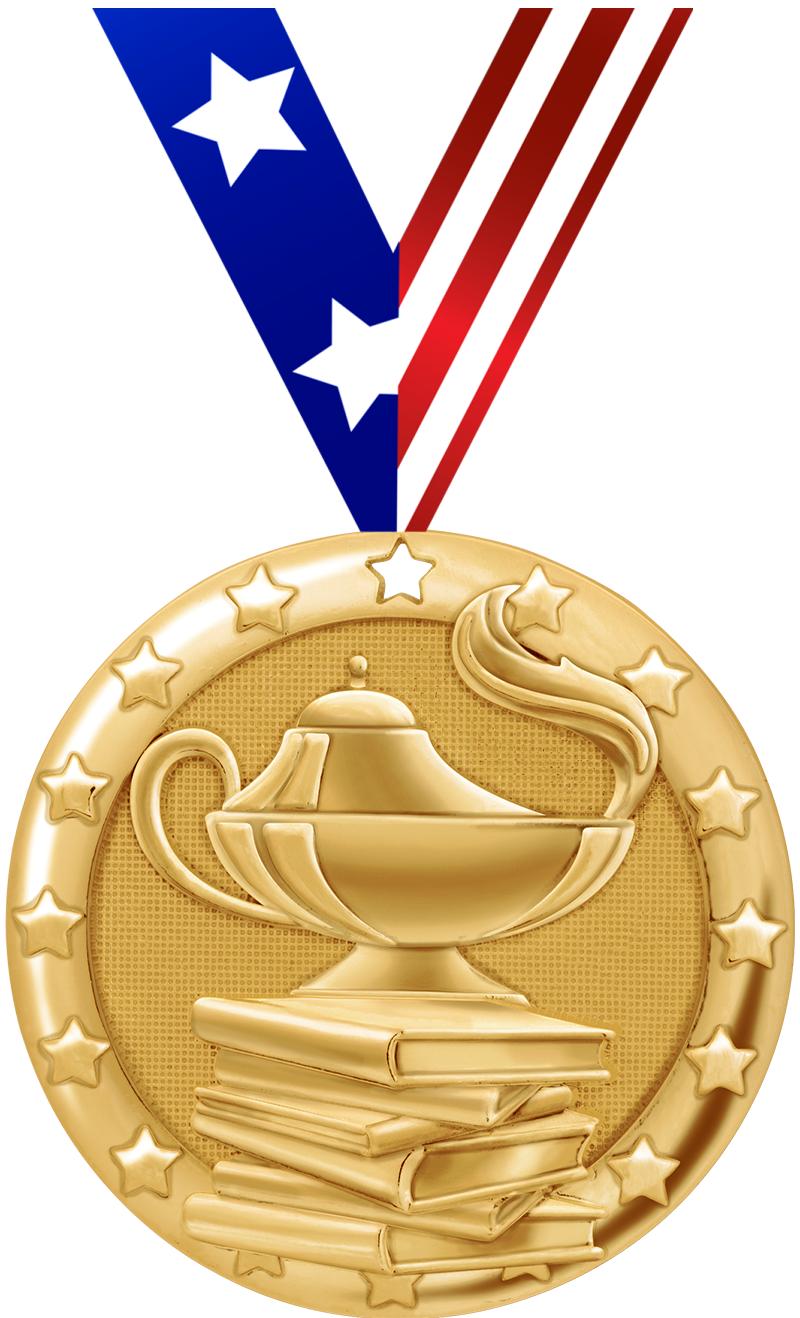 2" BLAZE SCHOLASTIC MDL GLD