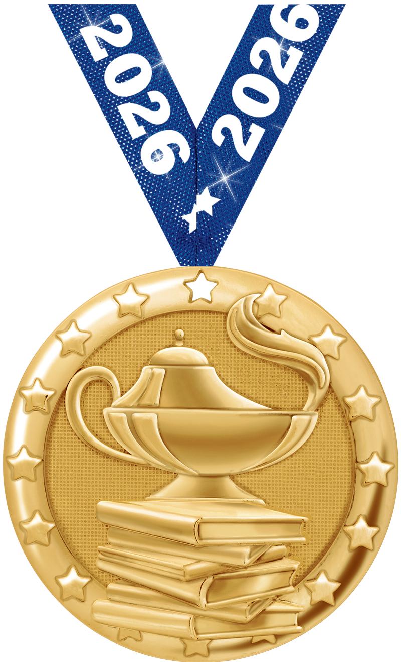 2" BLAZE SCHOLASTIC MDL GLD