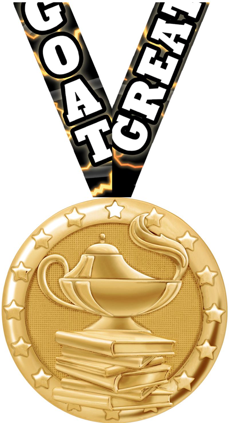 2" BLAZE SCHOLASTIC MDL GLD