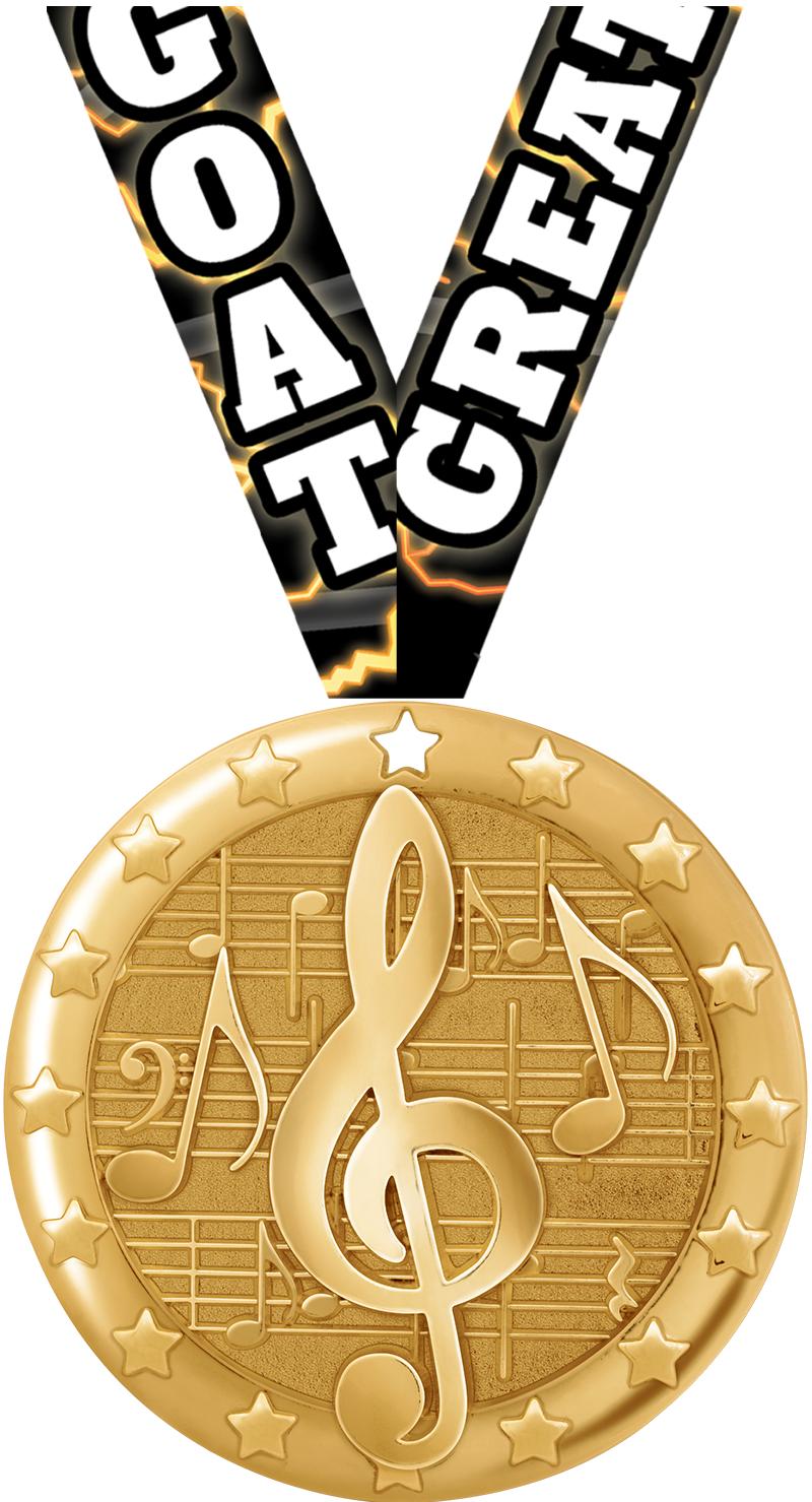 2" BLAZE MUSIC MDL GLD