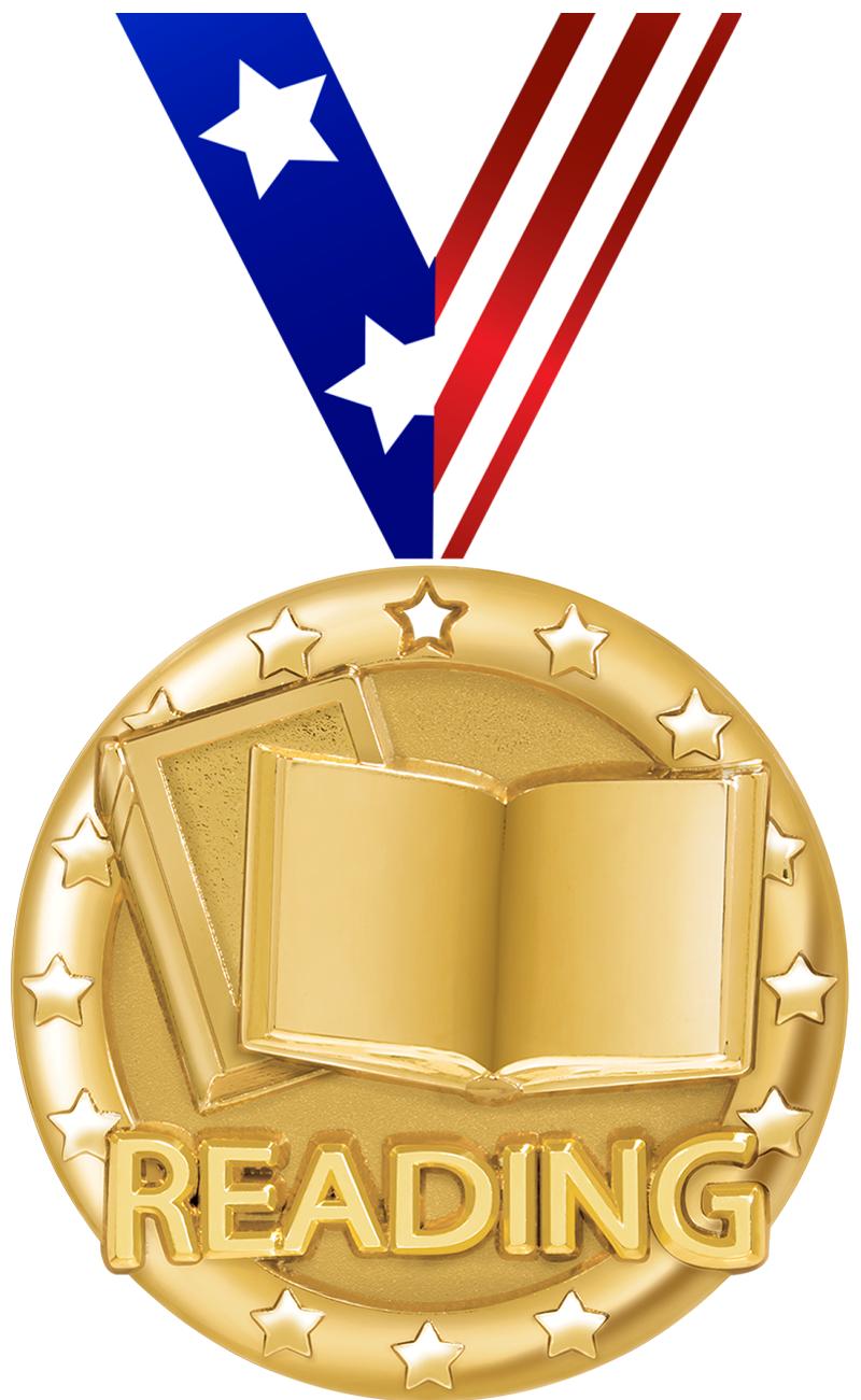 2" BLAZE READING MEDAL GOLD