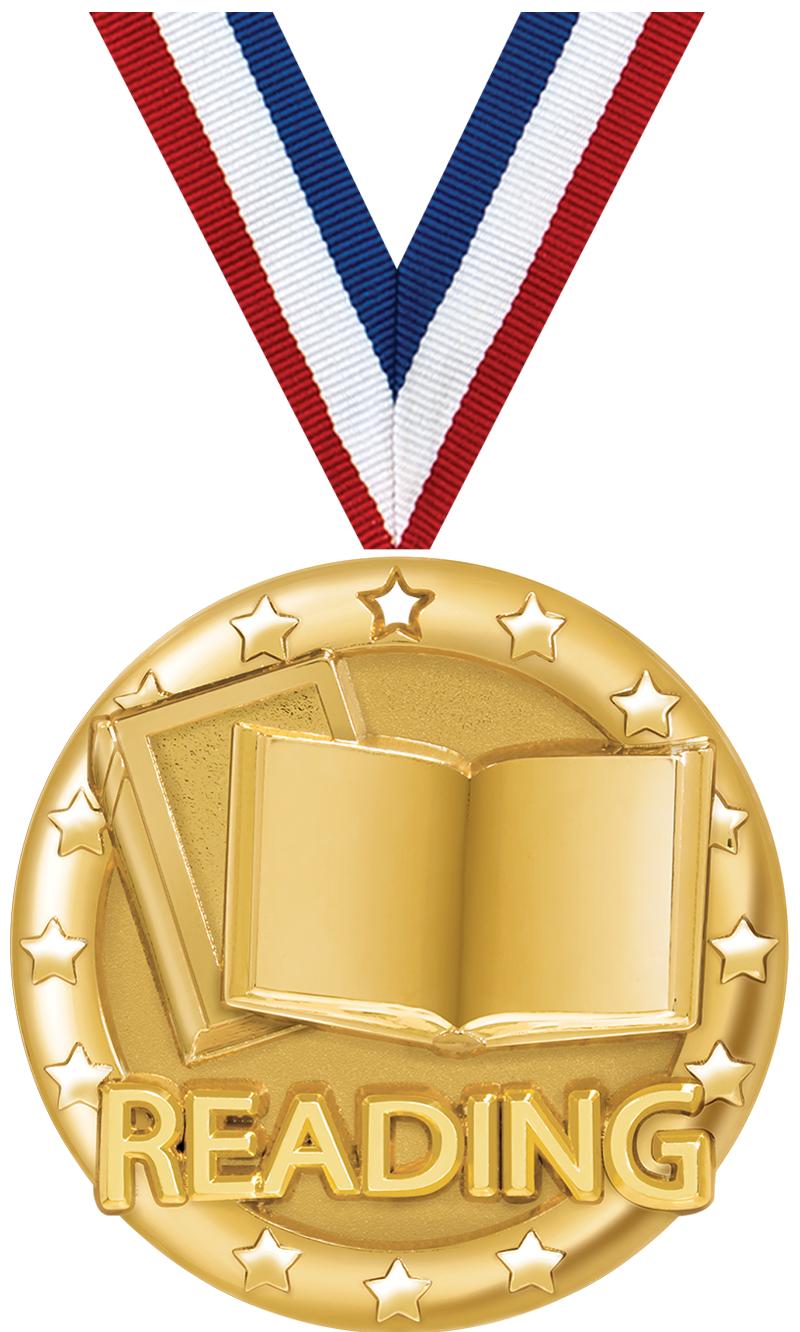 2" BLAZE READING MEDAL GOLD