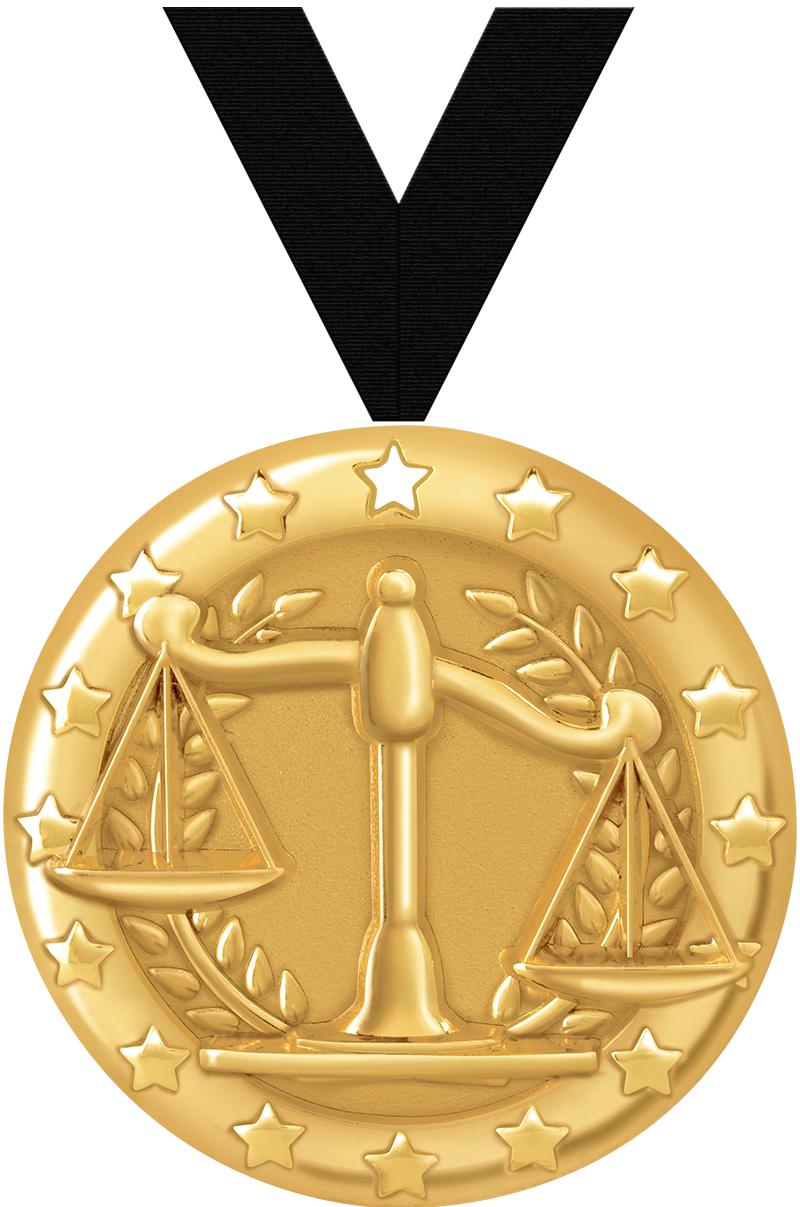 2"BLAZE JUSTICE SCALE MDL GOLD