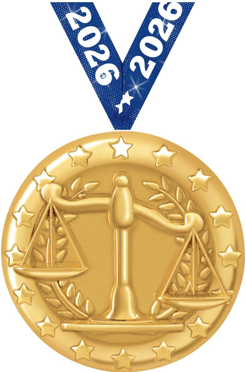 2"BLAZE JUSTICE SCALE MDL GOLD