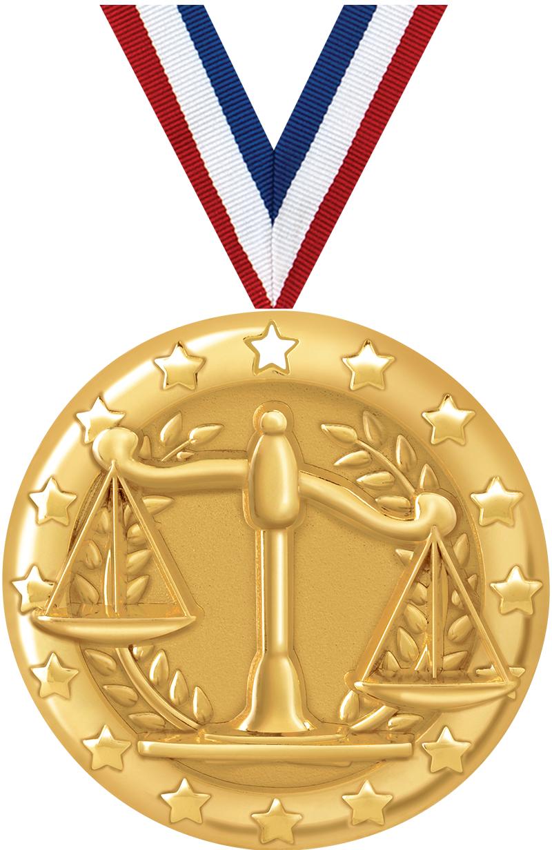 2"BLAZE JUSTICE SCALE MDL GOLD