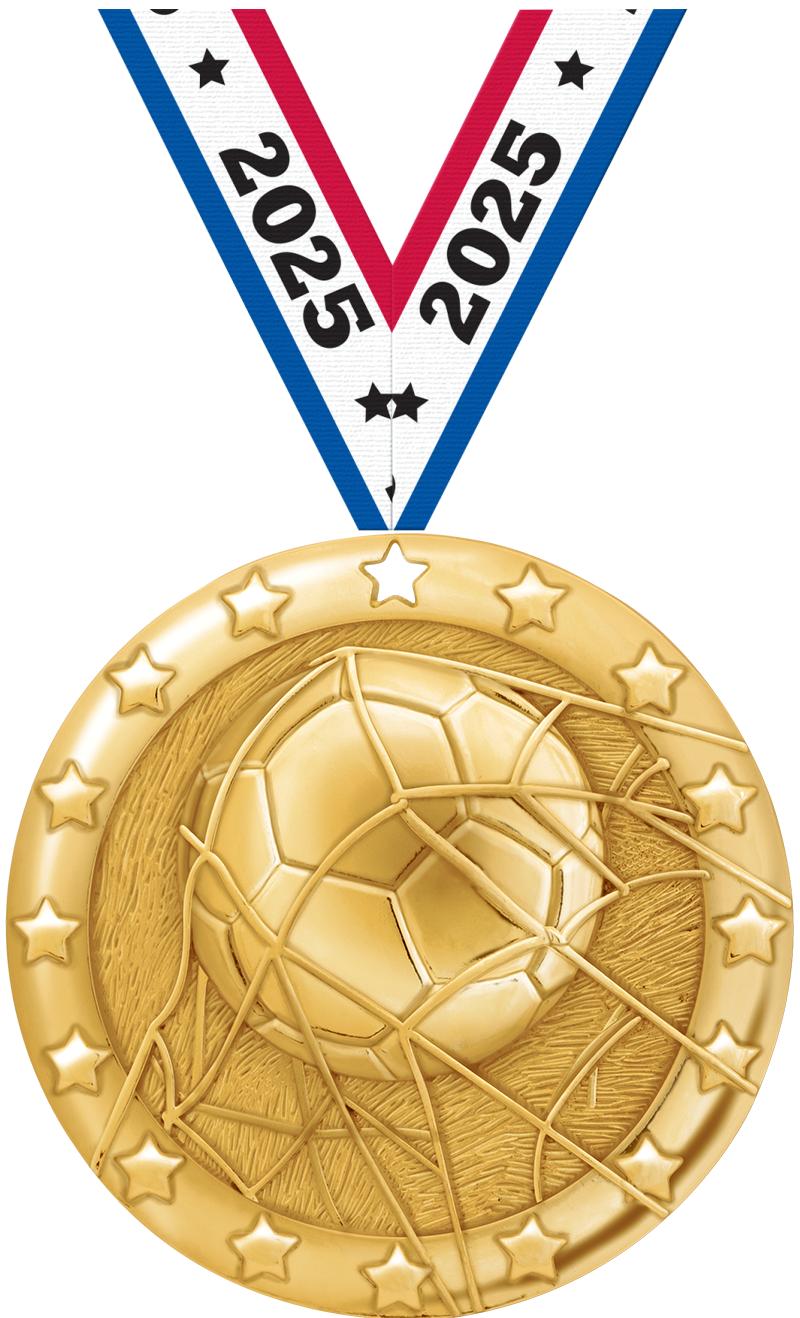 2" BLAZE SOCCER MDL GLD