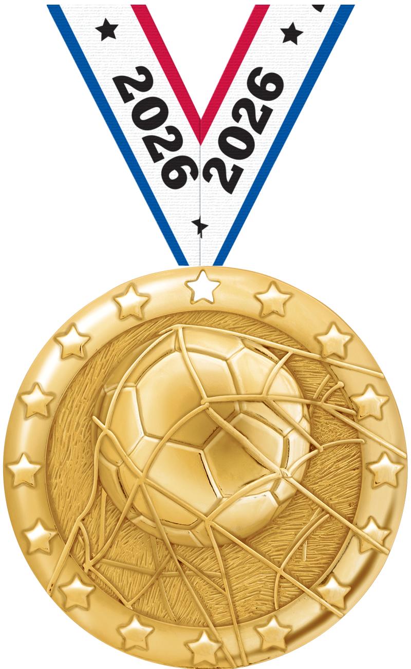 2" BLAZE SOCCER MDL GLD