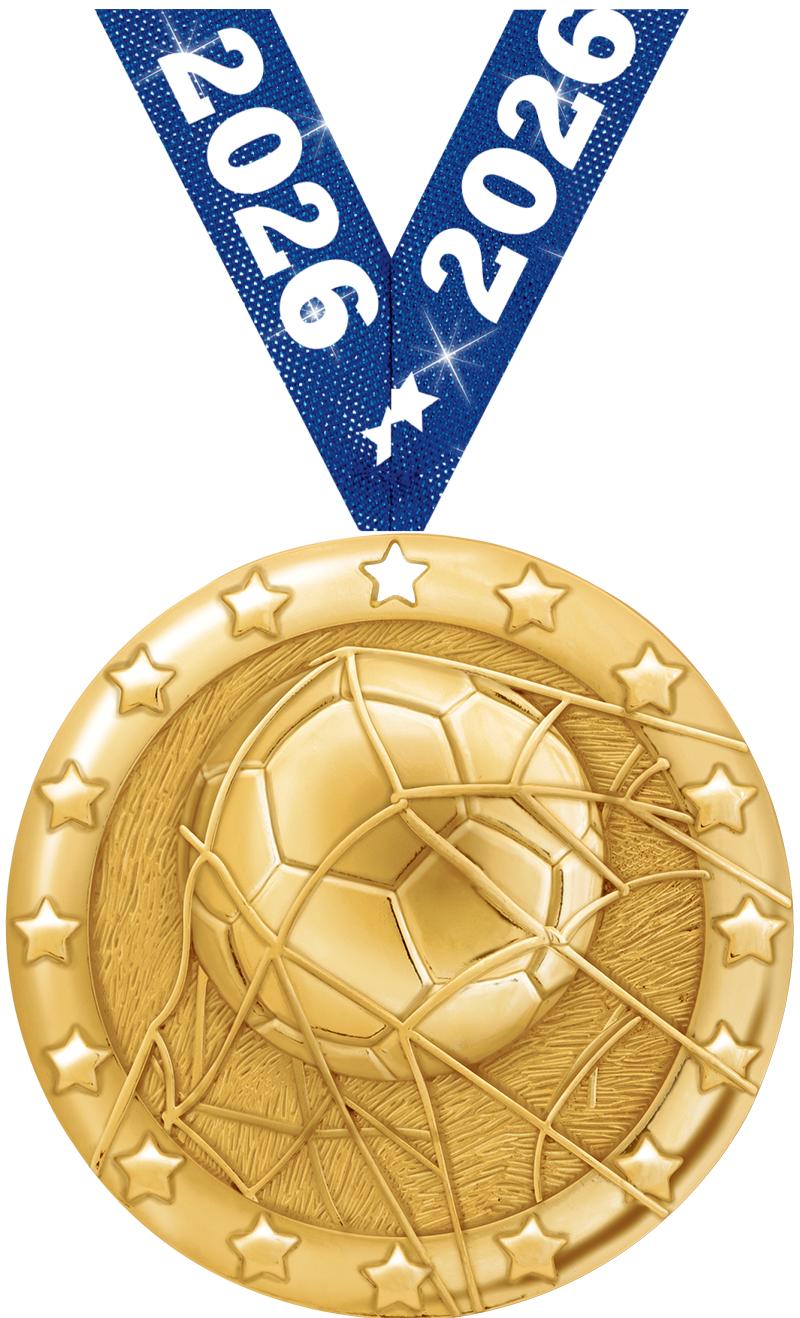 2" BLAZE SOCCER MDL GLD