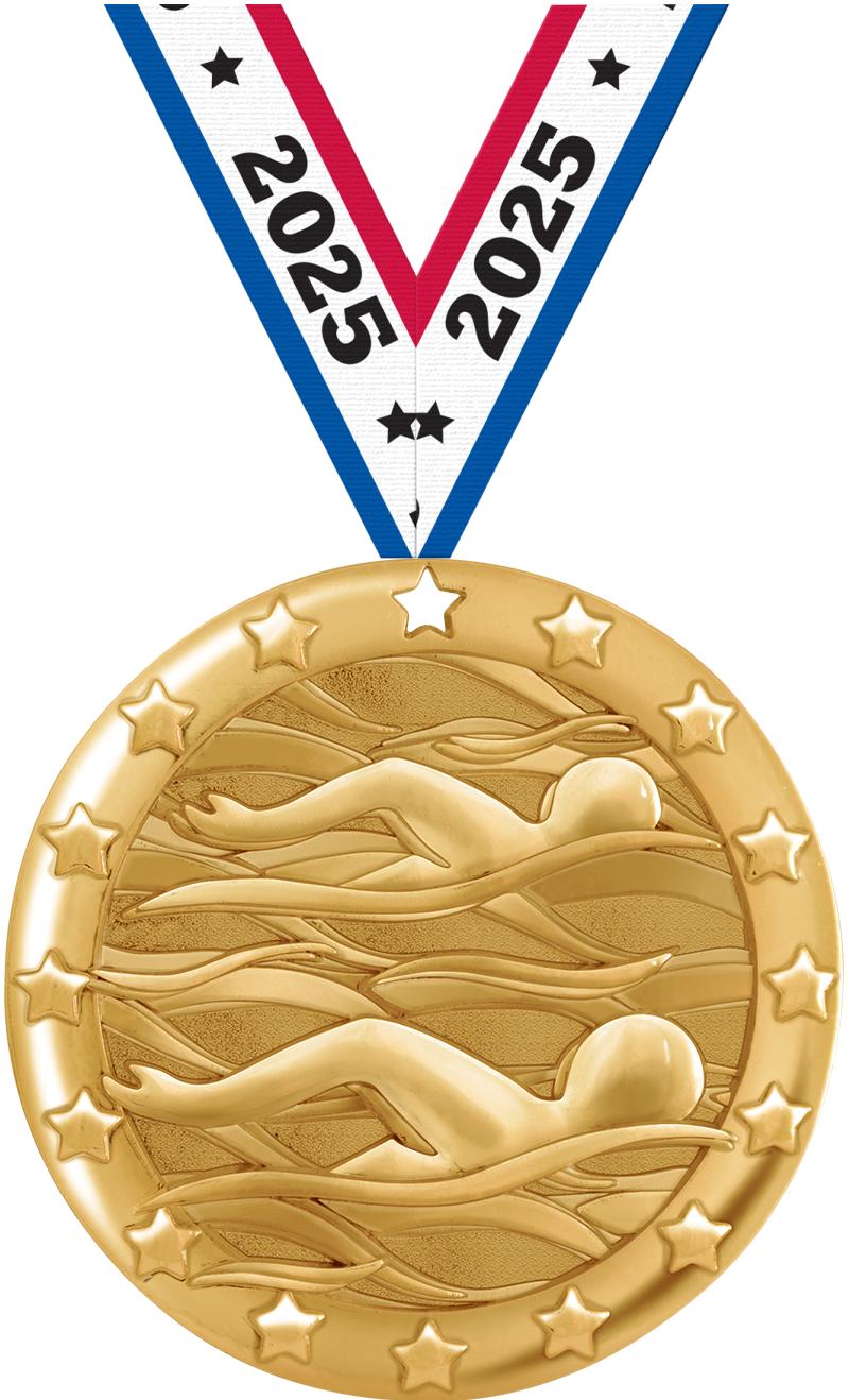 2" BLAZE SWIMMING MDL GLD