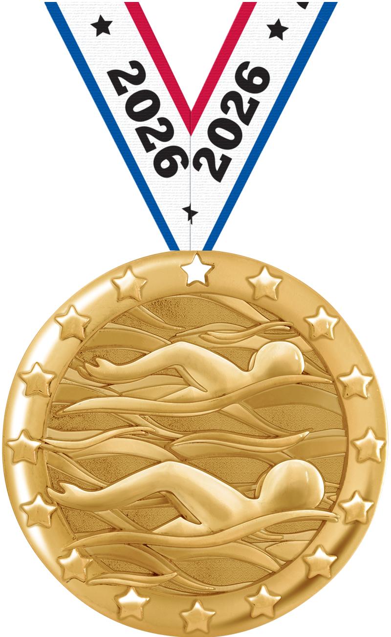 2" BLAZE SWIMMING MDL GLD