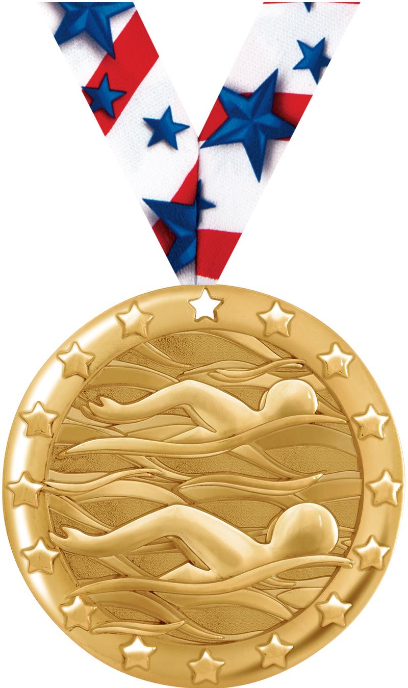 2" BLAZE SWIMMING MDL GLD