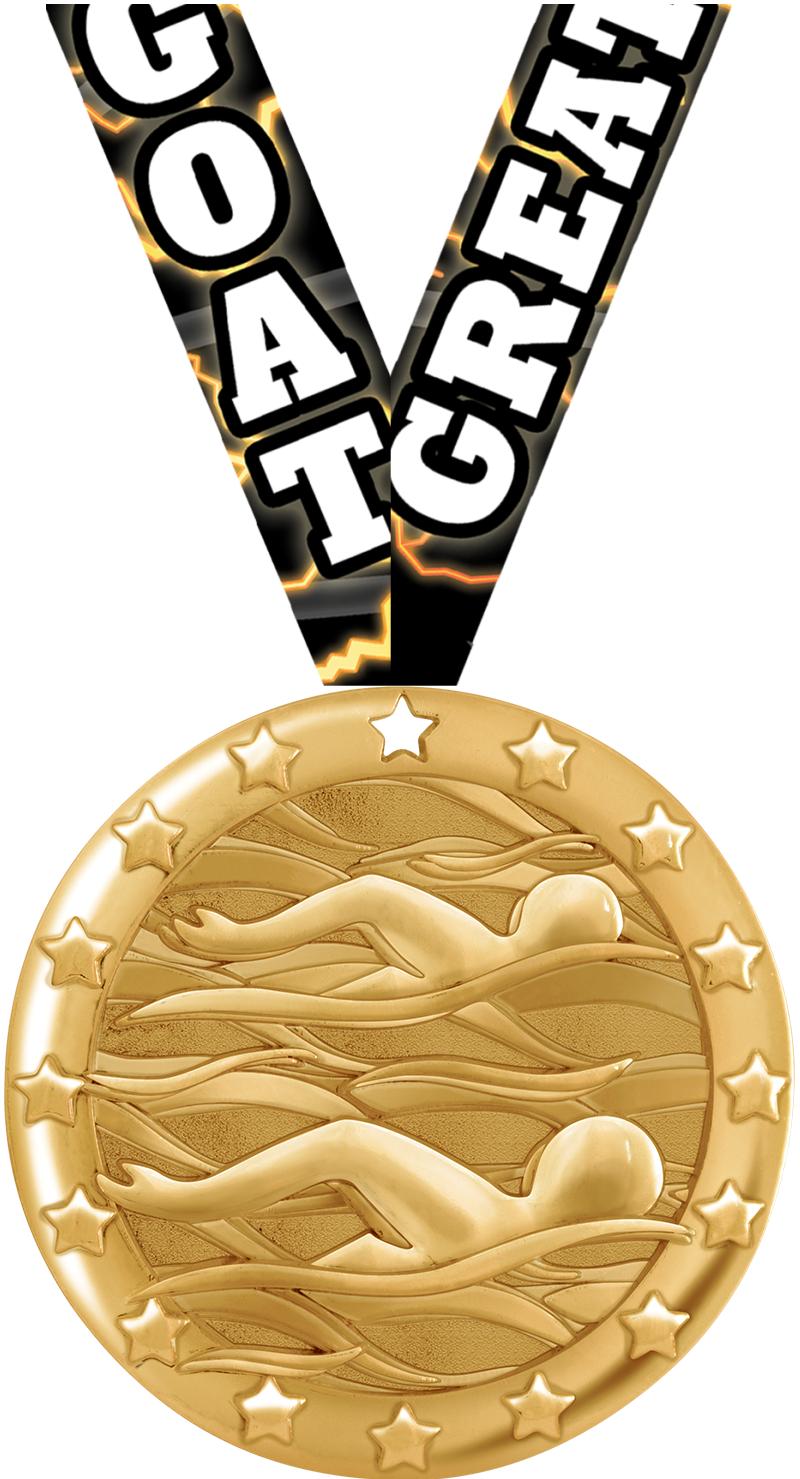 2" BLAZE SWIMMING MDL GLD