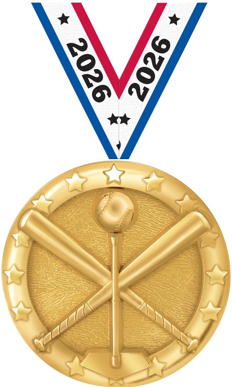 2"BLAZE T-BALL MEDAL GOLD