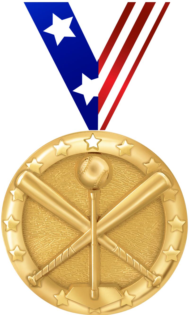 2"BLAZE T-BALL MEDAL GOLD